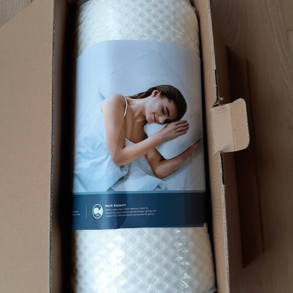 New Queen Size Osteo Cervical Memory Foam Bed Pillow for Neck Support - Picture 6 of 6